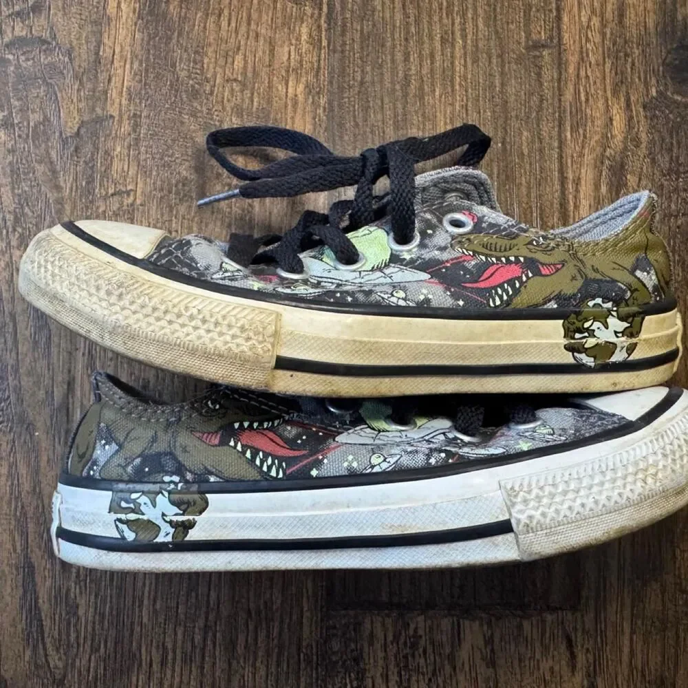 Converse Boys Dino Shoes Size Kids 12
